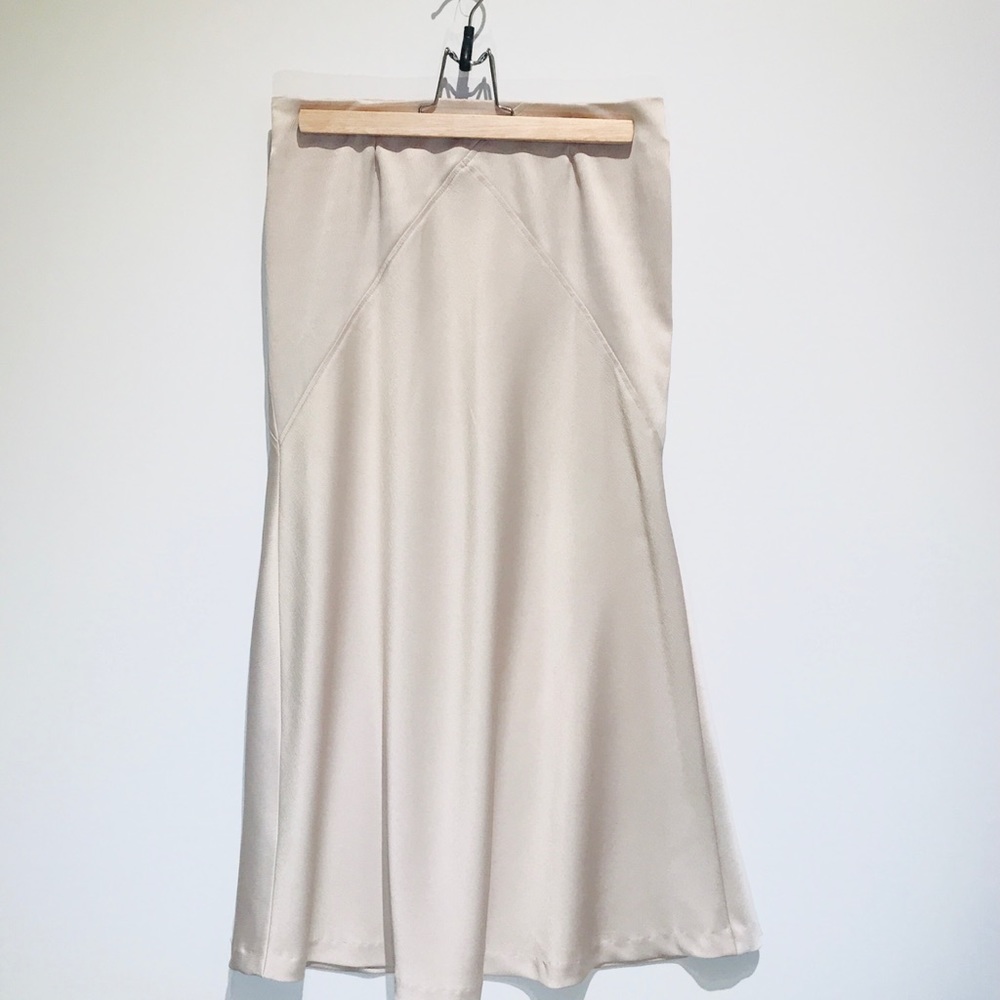 SOLD | Satin midi skirt